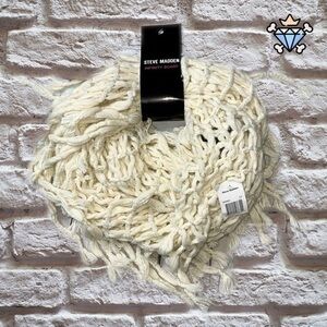 STEVE MADDEN IVY METALLIC STREAK INFINITY SCARF ONE SIZE OUTERWEAR ACCESSORIES